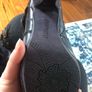 Navy blue leather boots Image 3