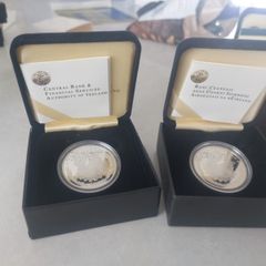 swan with eggs silver proof