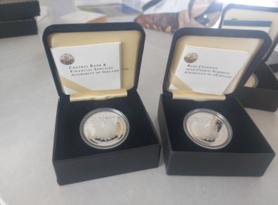 swan with eggs silver proof