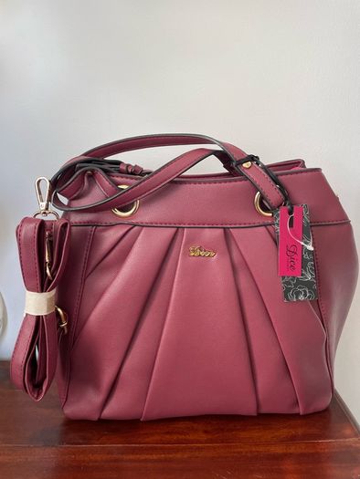 Dice large handbag with shoulder strap