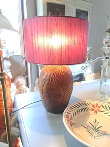 Ethnic Pottery Large Lamp