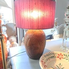 Ethnic Pottery Large Lamp