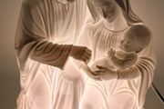 Holy Family lithophane lamp