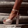 White pearls wedding shoes- Size 38/ 5 Image 5