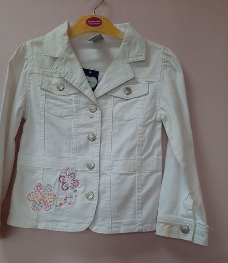 New white cotton jacket tag attached