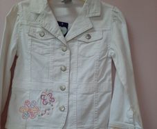New white cotton jacket tag attached