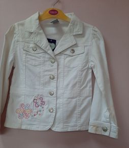 New white cotton jacket tag attached