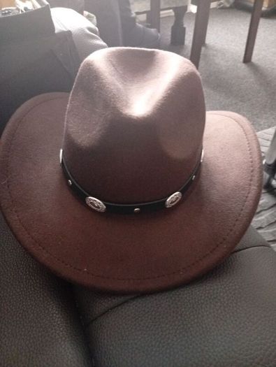 Cowboy Hats/ Brown and white and a light brown for sale .