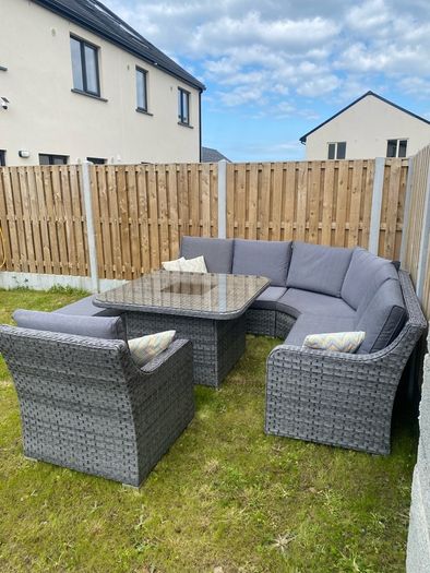 Vancouver Rattan Corner Sofa Dining Set
