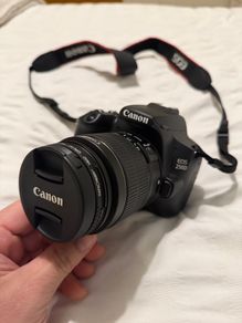 Canon EOS 250D + 18-55mm Lens + CPLF Filter + Carry Bag