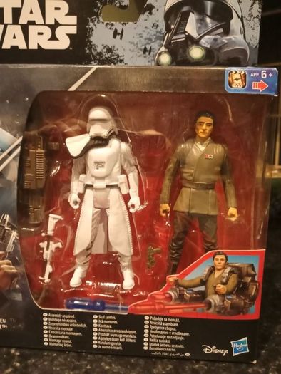 Star Wars Snow Trooper Officer And Poe Dameron