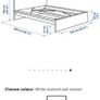 Ikea Malm King size frame oak Image 2