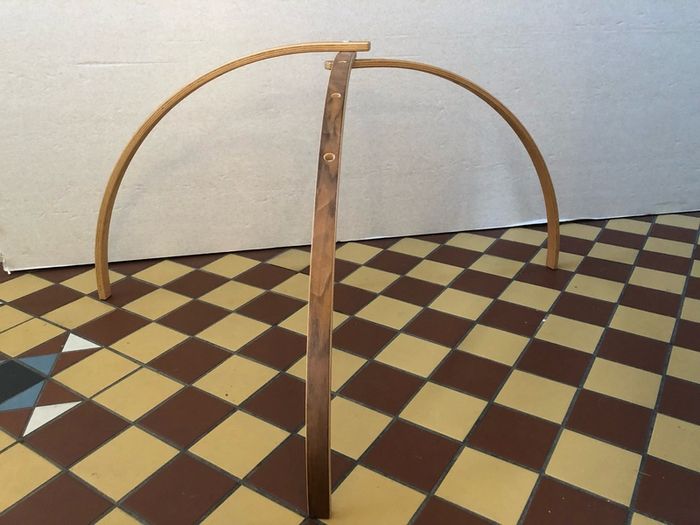 Wooden baby mobile frame