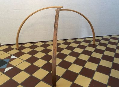 Wooden baby mobile frame
