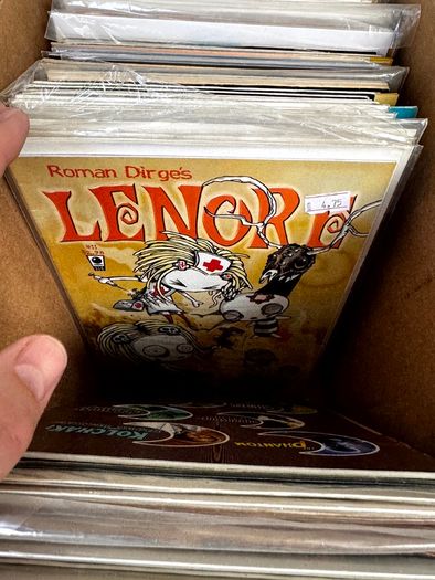 Indie Long Comic Box w 250 Comics for Sale