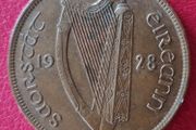Ireland Excellent 1928 Penny Coin