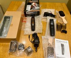 Remington Multi Groomer - 3 piece Mens Grooming Kit beard, face hair trimmer clipper - NO BLADE OIL NEEDED MB4045