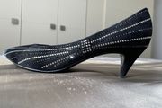 Suede Court Shoes. YSL. UK 7. As New