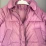 Zara girls pink, water-repellent kids' puffer jacket Age 4 EUC Image 5