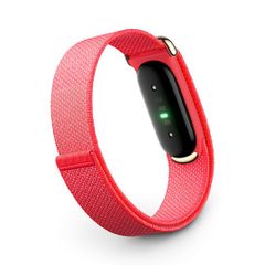 Google Fitbit Air - Screenless Activity Tracker With Fitness, Heart Rate, and Sleep Tracking - Personalized AI-Powered Coaching - Up to 7 Days Battery Life - Works iOS and Android (Berry/Champagne Gold)