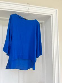 Zara Royal Blue Blouse