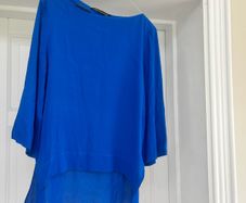 Zara Royal Blue Blouse