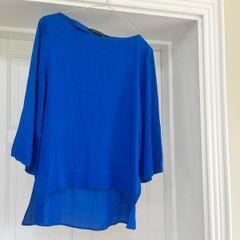 Zara Royal Blue Blouse