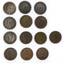 British Half Penny Coin Collection - 13 Coins Image 2
