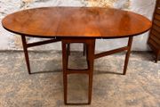 Mid Century Modern Gate Leg Drop Leaf Dining Table