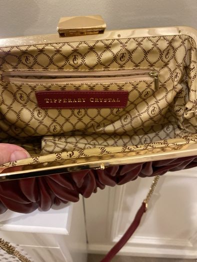 Burgundy Tipperary Crystal bag