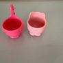 Flamingo and Pig childrens egg cups Image 4