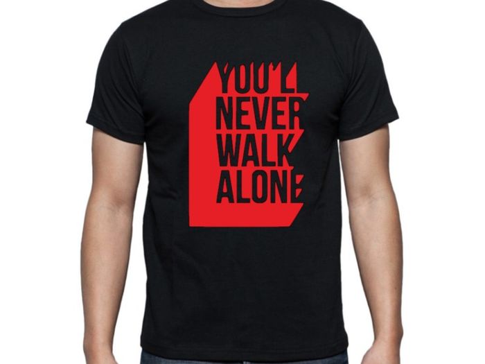 Liverpool You'll Never Walk Alone Adult T-shirt / Ynwa / Liverpool Novelty T-shirt/ Gift /