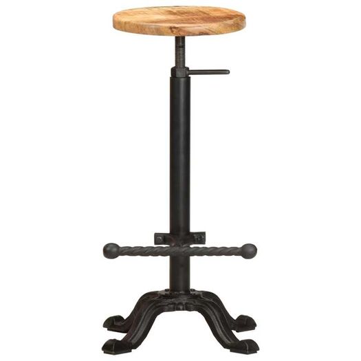 Bar Chairs 2 pcs Solid Mango Wood