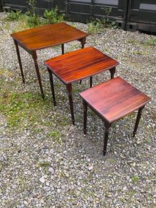 Mahogany nest of tables