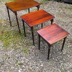 Mahogany nest of tables