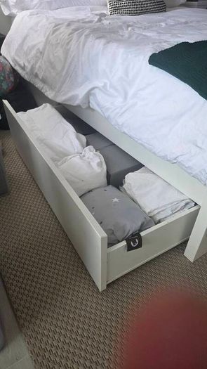 King Size Malm Bed with Storage