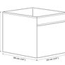 3 pre-owned IKEA DRONA fabric storage cubes Image 4