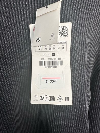 Bnwt Zara Top - M