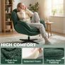 Wingback Velvet Armchair Image 5