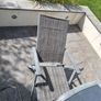 Garden table, 4 x recliner chairs and parasol Image 3