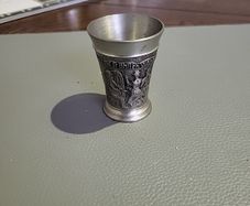 Shot glass pewter