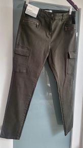 NEXT khaki skinny combat  jeans  Sz 14 - Bnwt Rrp 34 sterling