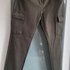 NEXT khaki skinny combat  jeans  Sz 14 - Bnwt Rrp 34 sterling