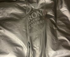 Peroni pint beer glasse