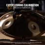 Handpan Drum 55.9 cm 12 Notes D Minor Hand Drum Instrument with Mallet Image 6