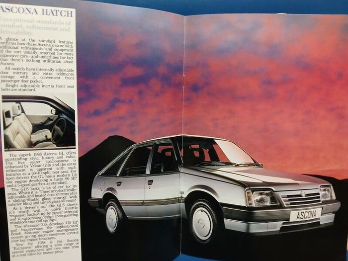 Opel 1988 brochure