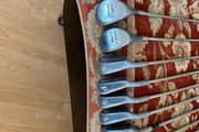 Set of left handed golf clubs