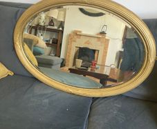 Antique Mirror - Oval