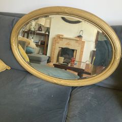 Antique Mirror - Oval
