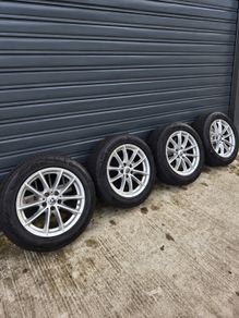 17" 5x112 Alloys 4x Continental Tyres